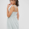 Tie Shoulder Gingham Cami Dress - Image 4