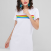 Colorful Stripes Tee Dress - Image 3