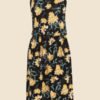 Floral Cami Midi Skater Dress - Image 3