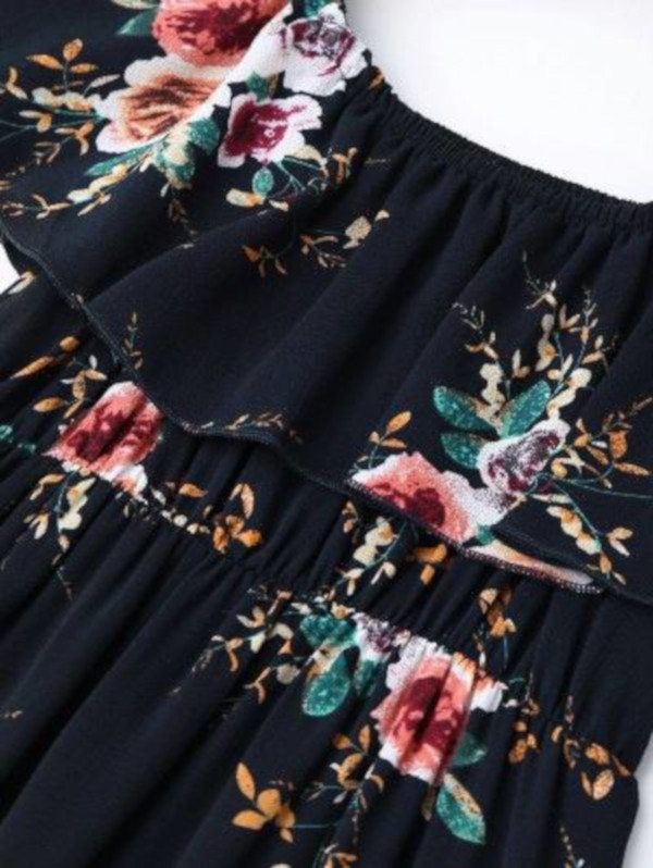 Floral Print Strapless Sundress - Image 4