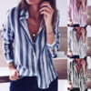 Office Blouse Loose Button Casual Blouses Ladies Clothes - Image 2