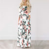 Women Bohemia Floral Print Summer Dress - Image 3