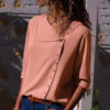Women Tops and Blouses Solid Long Sleeve - Image 6