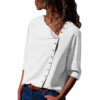 Women Tops and Blouses Solid Long Sleeve - Image 4