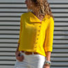Women Tops and Blouses Solid Long Sleeve - Image 2