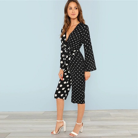 Boho Bohemian Beach Autumn Casual Jumpsuit For Women - Image 2