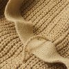 Khaki Highstreet Belted Workwear Elegant Women Sweaters - Image 3