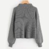 Pearl Beaded Rib Knit Jumper Womens Sweater - Image 4