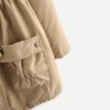 Preppy Fleece Drawstring Coat Winter Women Outerwear - Image 4