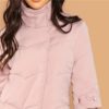 Rhinestone Padded Button Winter Casual Women Coat - Image 5