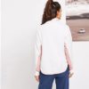 White Two Tone Autumn Minimalist Women - Image 3