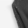 Pearl Beading Lantern Women Acrylic Sweater - Image 12