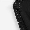 Pearl Beading Lantern Women Acrylic Sweater - Image 5