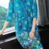 Aline Dress O-Neck Half Sleeve Dress - Image 4