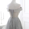 Asymmetrical Cocktail Dress Off The Shoulder Sleeveless A Line Party Dress - Image 6
