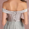 Asymmetrical Cocktail Dress Off The Shoulder Sleeveless A Line Party Dress - Image 7