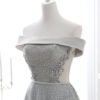 Asymmetrical Cocktail Dress Off The Shoulder Sleeveless A Line Party Dress - Image 8