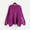 Asymmetrical Oversized Jumper Autumn Casual Women Pullovers Sweater - Image 3