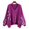Asymmetrical Oversized Jumper Autumn Casual Women Pullovers Sweater - Image 6