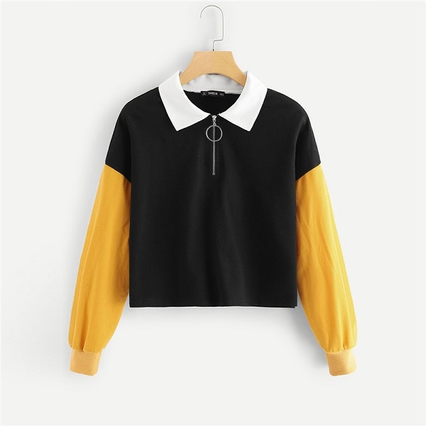 Autumn Minimalist Fashion Women Sweatshirts