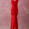 Black Club Dress Sleeveless Ruched Backless High Low Sexy Party Dress - Image 5