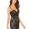 Black Lace Dress Sexy Party Dress Sleeveless Mini Dress - Image 3