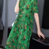 Bohemian Floral Pleated Dress - Image 4