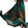 Bohemian Peacock Printed Maxi Dresses