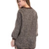 Brown Sweater Dress Long Sleeve Split Knitted Fall Dress - Image 5