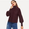 Casual Long Sleeve Minimalist Women Autumn Elegant Sweatshirts - Image 3