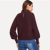 Casual Long Sleeve Minimalist Women Autumn Elegant Sweatshirts - Image 4
