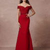 Dress Mermaid Backless Evening Dress fishtail Lace Beading Court Train Red Carpet Dress - Image 6