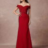 Dress Mermaid Backless Evening Dress fishtail Lace Beading Court Train Red Carpet Dress - Image 5