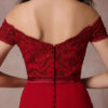 Dress Mermaid Backless Evening Dress fishtail Lace Beading Court Train Red Carpet Dress - Image 3