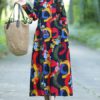 Ethnic Style Printing Long Dress - Image 2