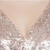 Mermaid V Neck Sleeveless Ruched Waist Evening Dress With Train - Image 6