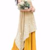 Floral Crochet Embroidery Layered Maxi Dress