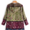 Floral Print Hooded Vintage Coats - Image 6