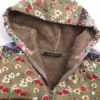 Floral Print Hooded Vintage Coats - Image 9