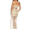 Lace Bodycon Dress Strapless Sexy Party Dress - Image 4
