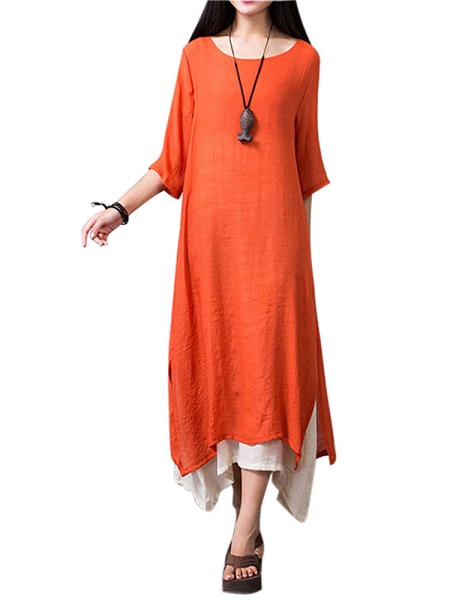 Layered Split Women Dresses