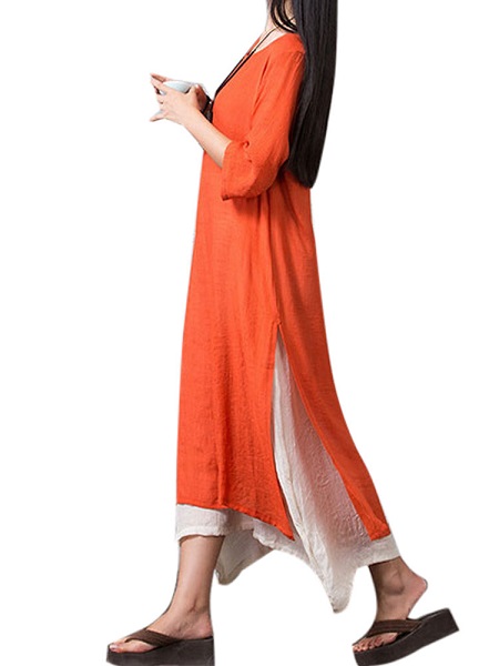 Layered Split Women Dresses - Image 2