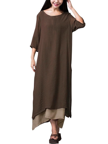 Layered Split Women Dresses - Image 7