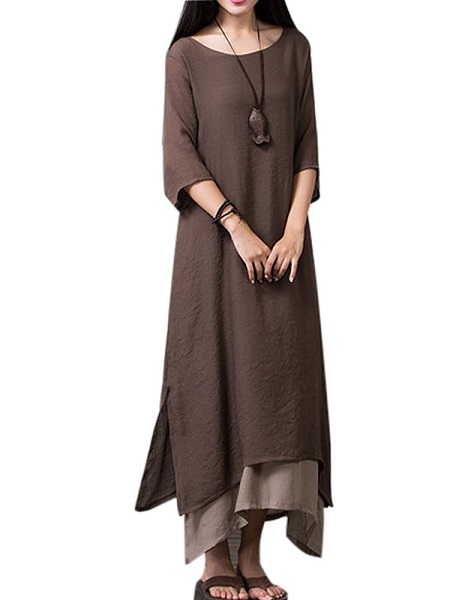 Layered Split Women Dresses - Image 6