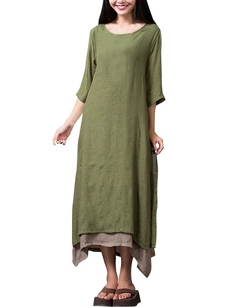 Layered Split Women Dresses - Image 4
