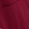 Long Sleeve Buttons Cotton Mini Shirt Dress - Image 10