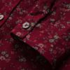 Long Sleeve Floral Print Patchwork Embroidery Hem Dress - Image 8