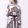 Long Sleeve Shirt Dress Printed Long Dress - Image 2