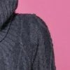 Long Sleeve Turtleneck Long Knitted Dress - Image 7