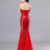 Mermaid Prom Dresses Long Sequin Evening Dress Strapless Formal Gowns - Image 14